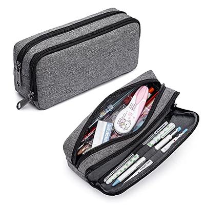 Dugio Large Pencil Case Zipper Pencil Pouch for Girls Boys Adults Kids  Aesthetic Pencil Bag Organizer Big Capacity Pen Bag with Handle Portable  for School Office White-plaid - Yahoo Shopping