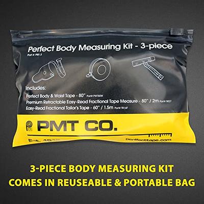 Extra Wide Easy Read Soft Measuring Tape Measure in a Case 60 Inch 1.5m 