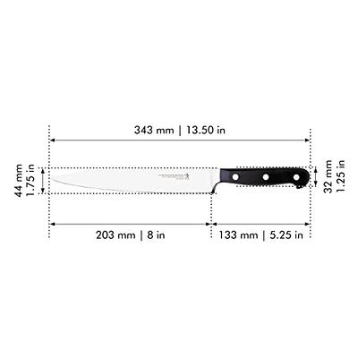 ZWILLING HENCKELS Classic Razor-Sharp 6-inch Meat Cleaver Knife, German  Engineered Informed by 100+ Years of Mastery, Black/Stainless Steel