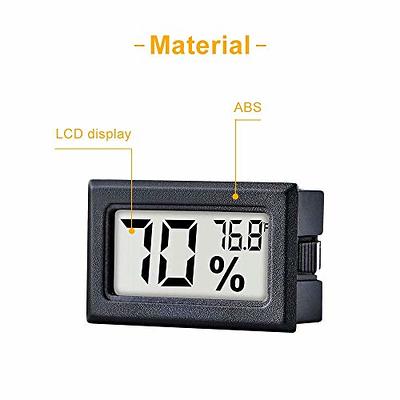 Bluetooth Digital Electronic Temperature and Humidity Meter Gauge  (Thermometer and Hygrometer in one with LCD Display) 