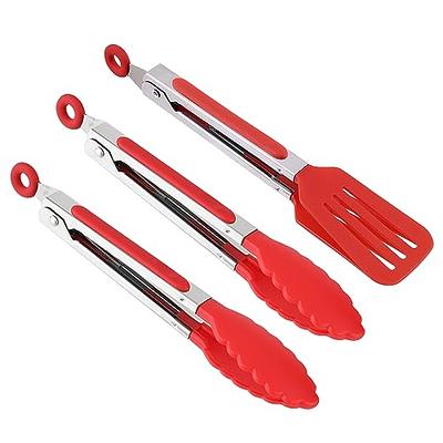 8 Inch Silicone Tongs Mini Kitchen Tongs With Silicone Tips Small