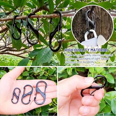  18pcs Small Carabiner Clip,S Carabiner Zipper Clip