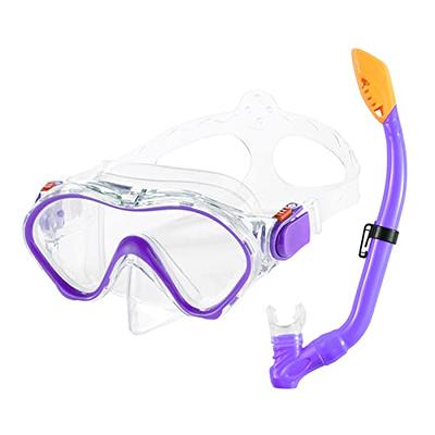 Junior Snorkeling Scuba Diving Mask DRY Snorkel Fins Set for kids