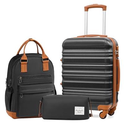 Shop Chariot Map 3-Piece Luggage Set Brown – Luggage Factory