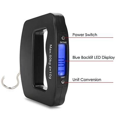 50kg/10g Digital Luggage Scale Electronic Portable Suitcase Travel