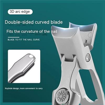 1Pc Large Nail Clippers For Thick And Hard Nails With Anti-Splash, Wide  Opening And Effortless Cutting Finger Nail Clipper Toenail Clipper For  Women