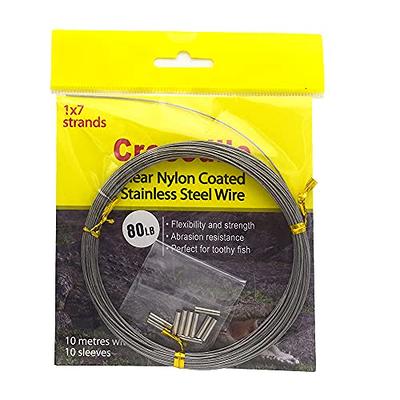 100pcs Fishing Wire Leaders Heavy Duty Nylon-Coated Fishing Line Wire  Leaders With Swivels And Snaps - Buy 100pcs Fishing Wire Leaders Heavy Duty  Nylon-Coated Fishing Line Wire Leaders With Swivels And Snaps