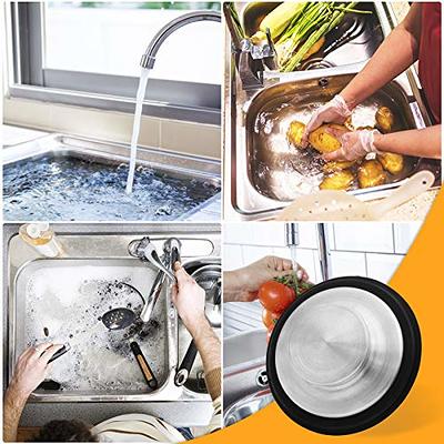 KUFUNG Sink Stopper, 3.35 Inch Universal Kitchen Sink Stopper Garbage  Disposal Drain Stopper Brushed Stainless Steel Rubber STP-SS for  Insinkerator, Kitchenaid, Kohler, Waste King (Silver-B) - Yahoo Shopping