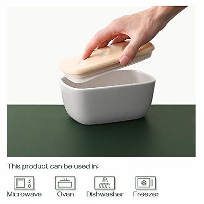 Butter Dish With Lid, Butter Container Holds For Countertop