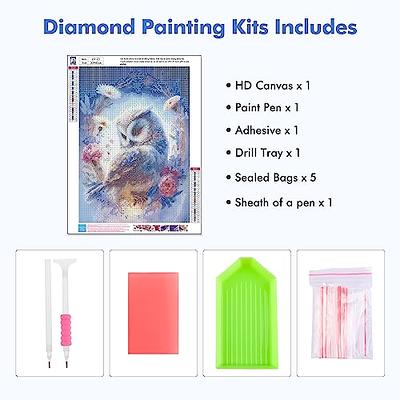  JATOK 2 Pack Diamond Painting Kits for Adults,5D DIY