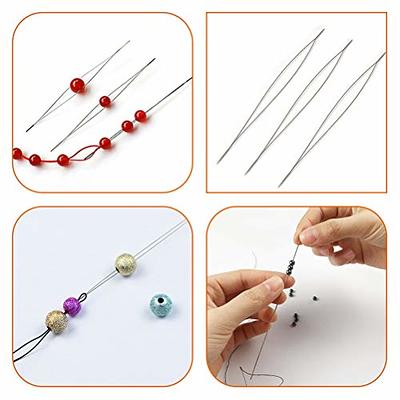 12pcs/set Three Sizes Large Eye Sewing Needles With Round Wood