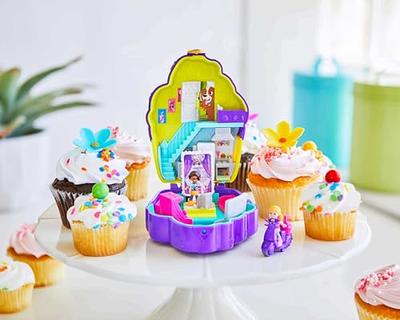  Polly Pocket Playset, Travel Toy with 2 Micro Dolls