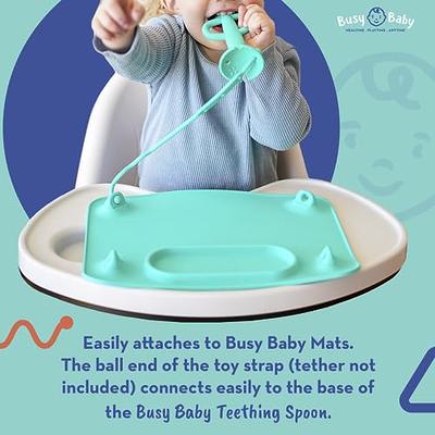 Busy Baby Teething Spoon - 2-in-1 Teether and Training Spoon for