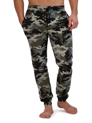 Hanes Kids' Camo Print Micro Fleece Pajama Jogger Pant (2 Pack