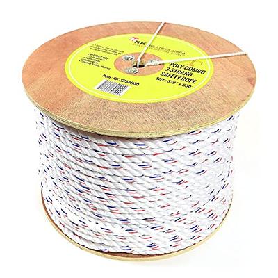 Rope King 1/8 in. x 50 ft. Orange/Yellow Nylon Paracord