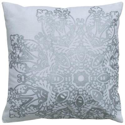 The Sak Home Hacienda 18 x 18 Pillow Cover - White - 18 x 18 in