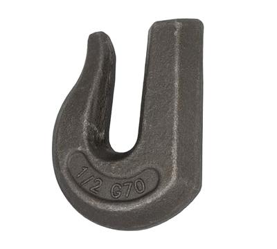 5/16 inch Chain Hook Grade 70 Weld On Grab Hook Designed to be Welded onto  Flatbed Trailers, Tractors and Other Similar Equipment