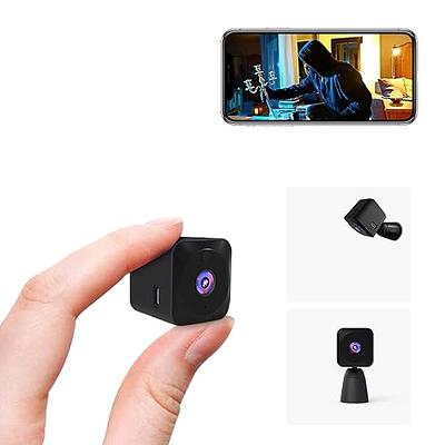  OLYAXEN Mini Spy Camera WiFi Hidden Camera Night Vision 4K HD Spy  Cam for Home Security Easy to Set Wireless Indoor Smallest Camera with  Motion Detection IP Camera Remote Viewing 