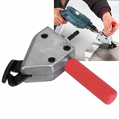 2023 New Electric Drill Plate Cutter, Metal Sheet Cutter, Double Headed  Electric Drill Shears, Metal Nibbler Drill Attachment Universal Electric  Drill Sheet Metal Cutting Head for Cutting Metal - Yahoo Shopping