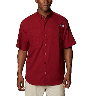 Columbia Men's PFG Tamiami II UPF 40 Short Sleeve Fishing Shirt, Beet,  Large - Yahoo Shopping