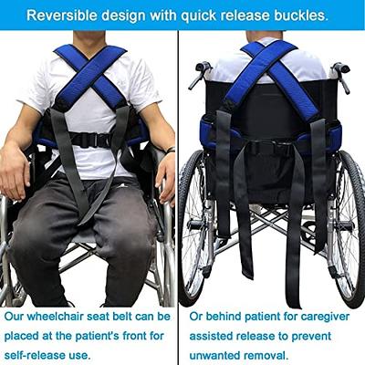 Wheelchair & Mobility Scooter Safety Seat Belt Adjustable Strap Elderly  Harness