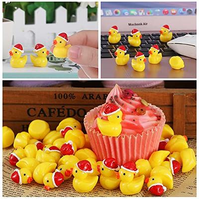 Mini Ducks - Tiny Ducks For Crafts, Duck Toy Potted Decoration Diy Charm  Dollhouse Garden Decoration For Christmas Birthday Party