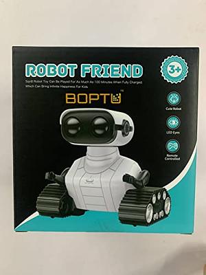 Robot Toys for Boys Girls, Rechargeable Remote Control Emo Robots with  Auto-Demonstration, Flexible Head & Arms, Dance Moves, Music, Shining LED  Eyes