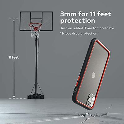 RhinoShield Bumper Case Compatible with [iPhone 15 Pro Max] | CrashGuard -  Shock Absorbent Slim Design Protective Cover 3.5M / 11ft Drop Protection 