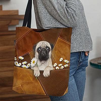 Personalized Dog Tote Bag Dog Person Gift custom Dog Bag 