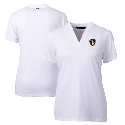 Milwaukee Brewers Cutter & Buck Forge Stretch Mens Polo