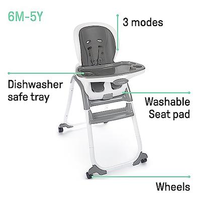 Ingenuity SmartClean ChairMate Toddler Booster Seat- Slate