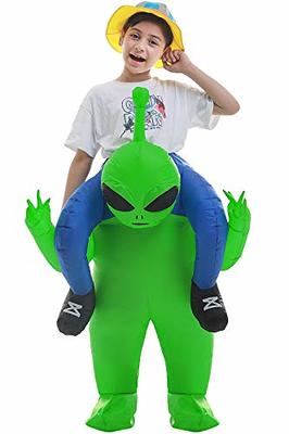 Spooktacular Creations Alien Inflatable Costume for Adult, Funny Kidnapping  Inflatable Costumes, Alien Air Blow Up Costumes