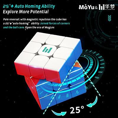 BroMocube Moyu RS3M 3x3 Magnetic Speed Cube Stickerless Magic Cube RS3M  2020 3x3x3 Puzzles Toys