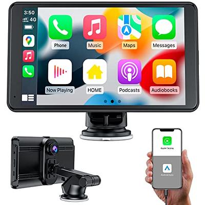 Double Din Radio Compatible with Apple Carplay & Android Auto, 7  InchesTouchscreen Car Stereo with Bluetooth, Backup Camera