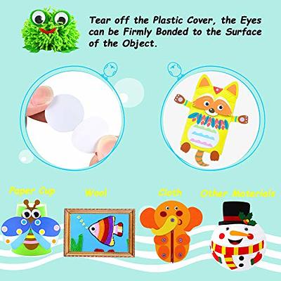 Googly Eyes Self Adhesive Set for Crafts Craft Sticker Wiggle Eyes