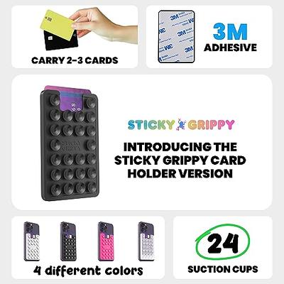 Silicone Suction Phone Case Adhesive Mount - Hands-Free, Strong Grip Holder  for Selfies and Videos - Durable, Easy to Use - iPhone and Android