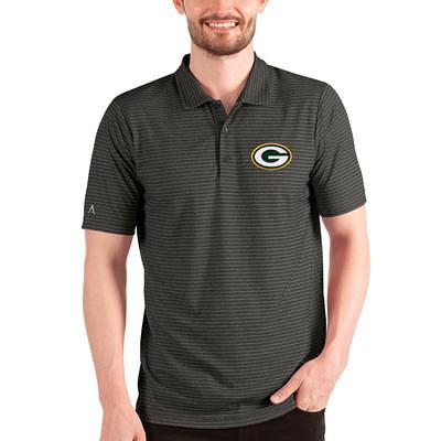 Green Bay Packers Antigua Compass Polo - Charcoal