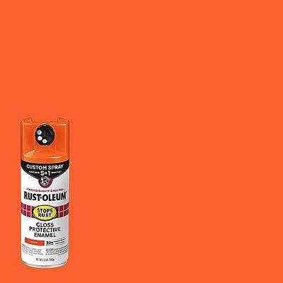 Stops Rust Protective Enamel Spray Paint, Gloss Arctic White, 12