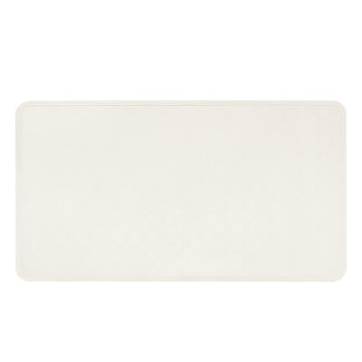 Clorox Anti-Microbial Cushioned Foam Bathtub Mat, White, 17 x 36