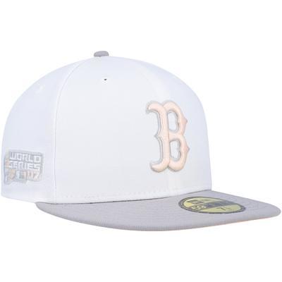 Men's New Era Boston Red Sox White on 59FIFTY Fitted Hat