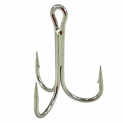 Fishing Hooks 1/0 2/0 3/0 Double Hook Carbon Steel Fish Hook Sharp