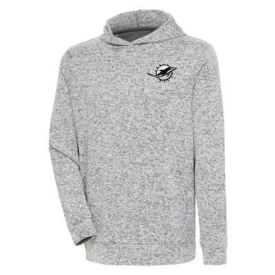 Miami Dolphins Nike Rewind Club Fleece Pullover Hoodie - Heathered Gray