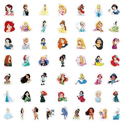  100Pcs Kids Disney Stickers Pack Princess Stickers