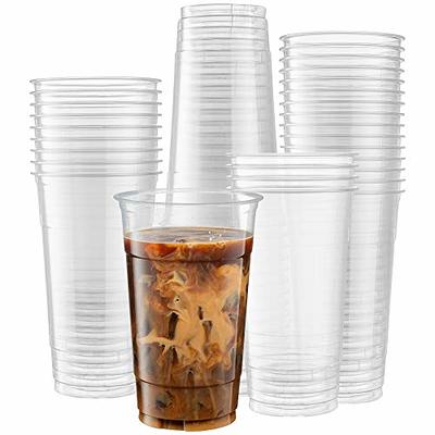 Turbo Bee 200Pack 12oz Clear Plastic Cups,Disposable PET Crystal Dringking  Cups,Disposable Plastic Party Cups for Ice Coffee, Smoothie, Slurpee, or  Any Cold Drinks - Yahoo Shopping