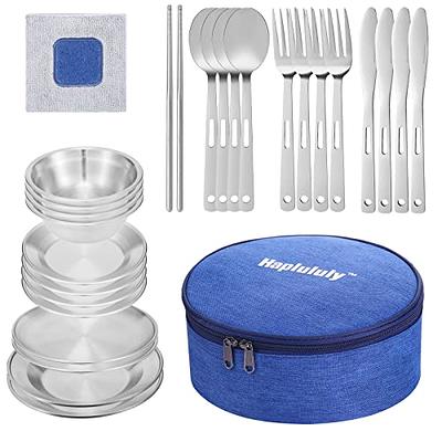 Wesqunie Camping Cookware Cooking Utensils Set - 14Pcs Camping Kitchen  Utensils, Portable Outdoor Camping Essentials Accessories, Stainless Steel  & Silicone, Camping Gear Equipment for RV Picnic Grill - Yahoo Shopping