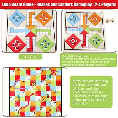 1 2 3 4 Player games: Ludo, Snakes and Ladders, Chess and mini