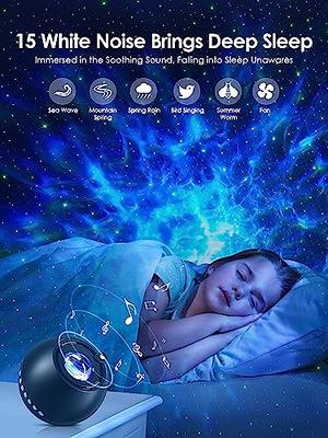 Galaxy Projector Star Projector, White Noise Bluetooth Speakers Night Light  Timer Remote Control, Room Decor for Teen Girls/Led Lights for Bedroom