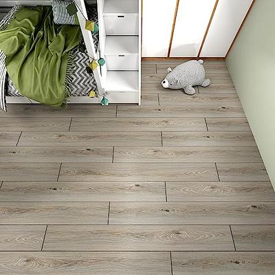 VEELIKE Light Grey Wood Vinyl Plank Flooring 6''x36'' – Veelike