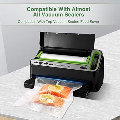 Ovente Automatic Vacuum Sealer Machine with Sealing Bags and Tube, Compact  and Portable, Easy to Use