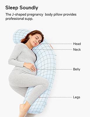 Momcozy Pregnancy Wedge Pillows for Sleeping with Cooling Cover
